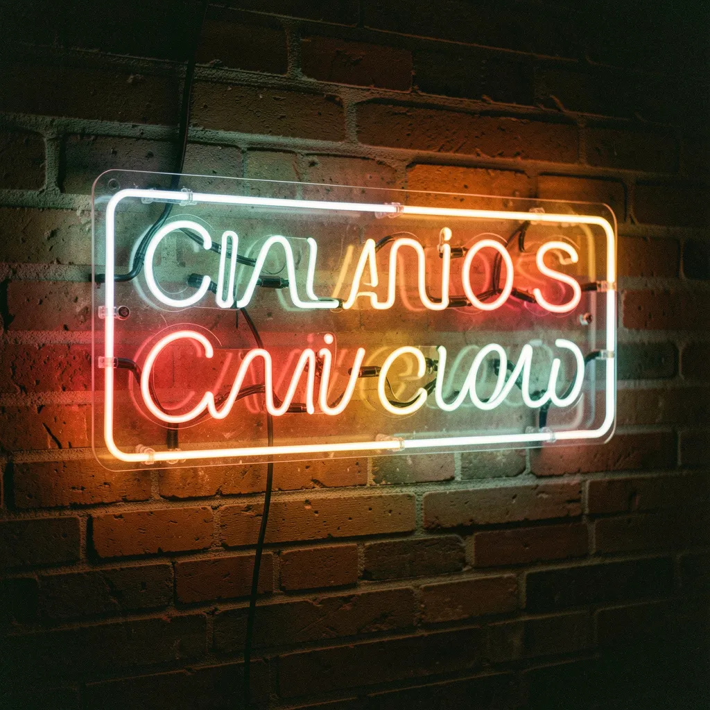 LED neon sign design